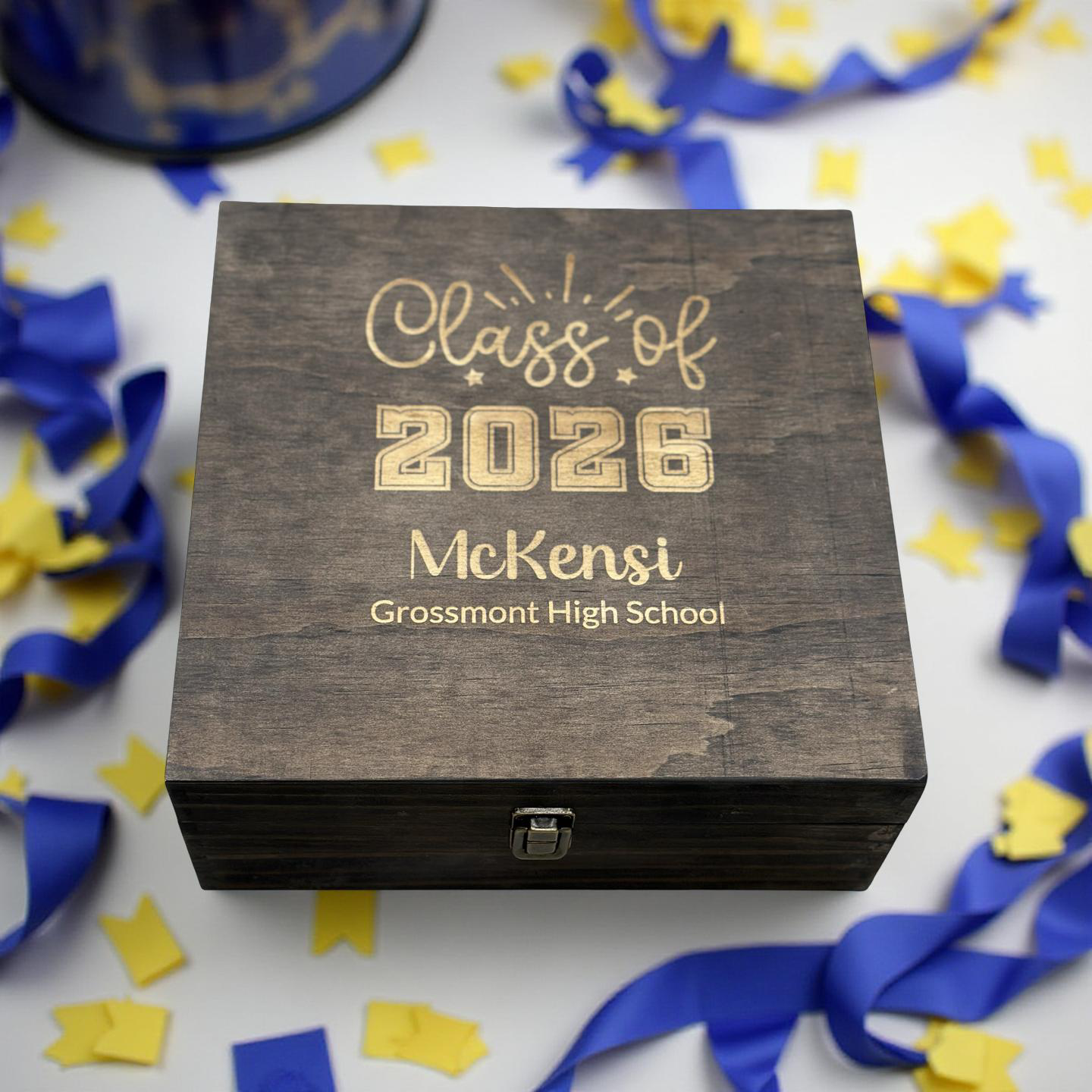 Custom Senior Memory Box – Personalized Graduation Keepsake Box