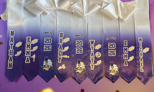 Custom Graduation Stole – Personalized Senior Stole for Class of 2026