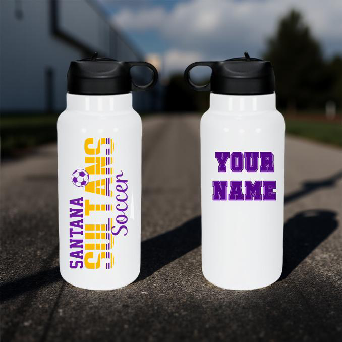 32oz Santana Soccer Hydro Water Bottle