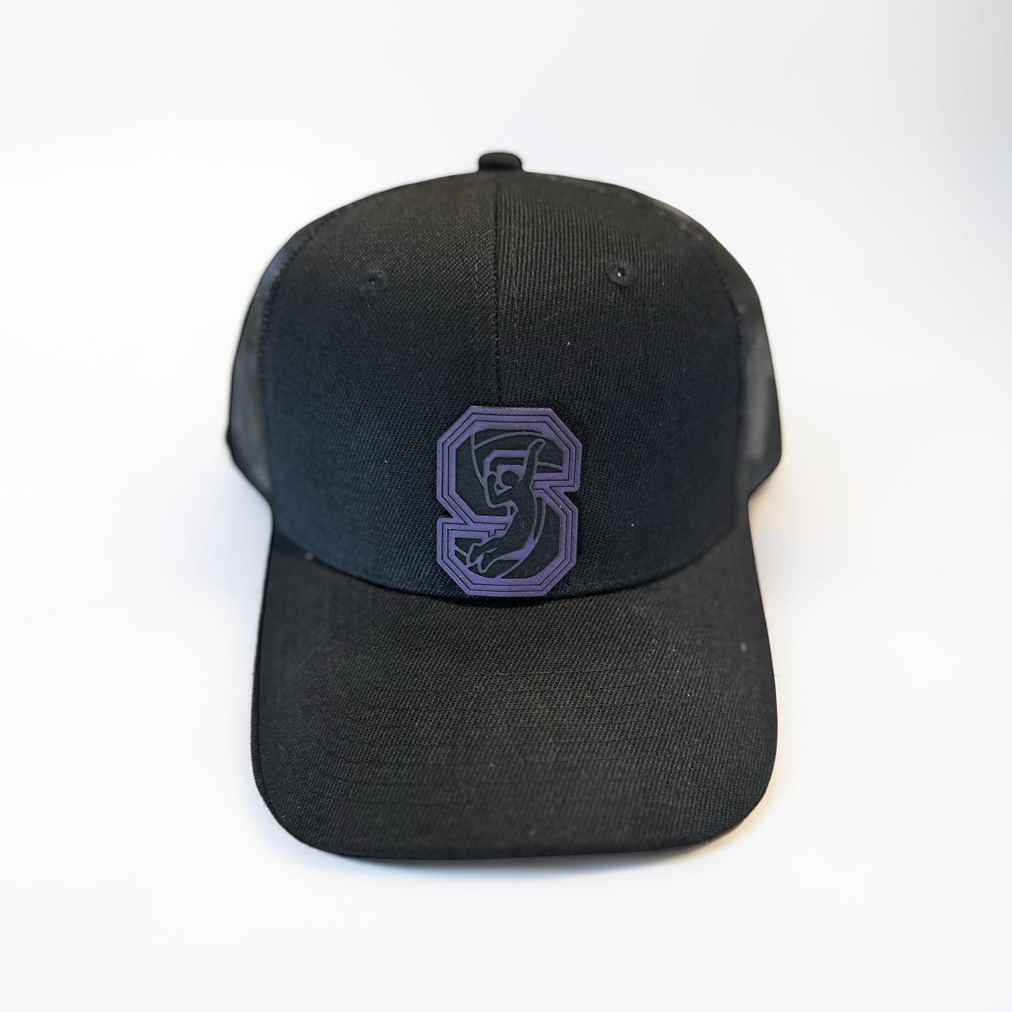 Santana Volleyball Hat | Purple Leather Patch