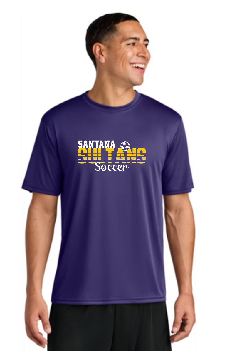 Santana Sultans Soccer Striped Performance Dry-Fit Shirt
