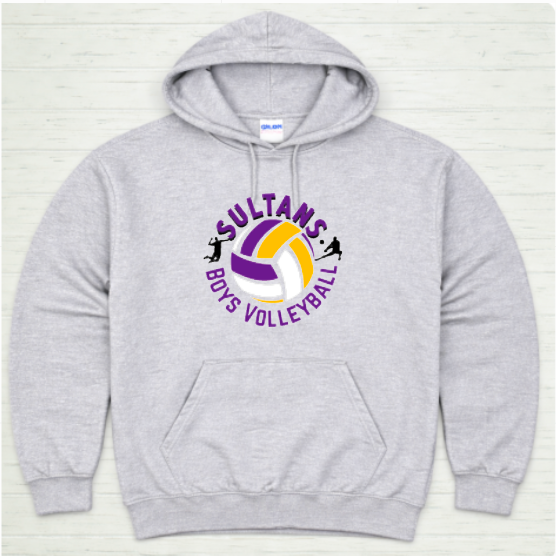 Santana Boys Volleyball Hoodie | SHS Sultans Volleyball Spirit Hoodie