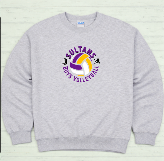 Santana Boys Volleyball Crewneck Sweatshirt | SHS Sultans Volleyball Spirit Crewneck
