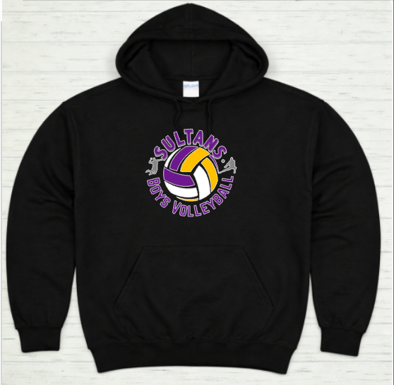 Santana Boys Volleyball Hoodie | SHS Sultans Volleyball Spirit Hoodie