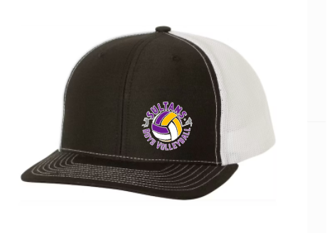 Santana Boys Volleyball Trucker Hat | SHS Sultans Volleyball Spirit Hat | Snapback Mesh Hat