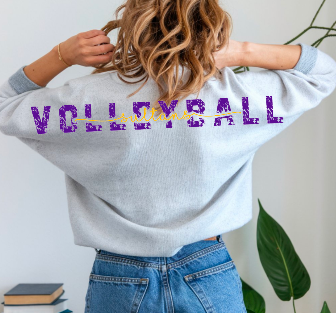 Santana Volleyball Sultans Crewneck Sweatshirt | SHS Front
