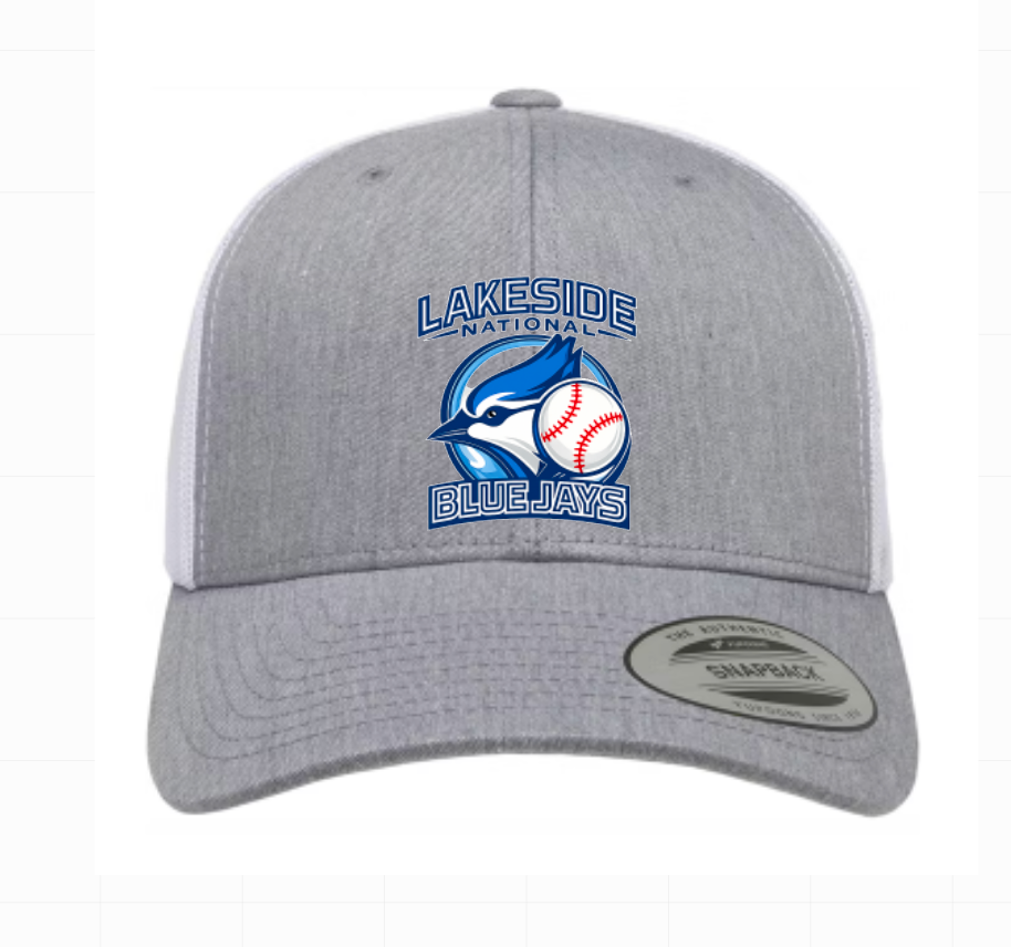 Lakeside National Blue Jays Snapback Hat | Structured Trucker Cap