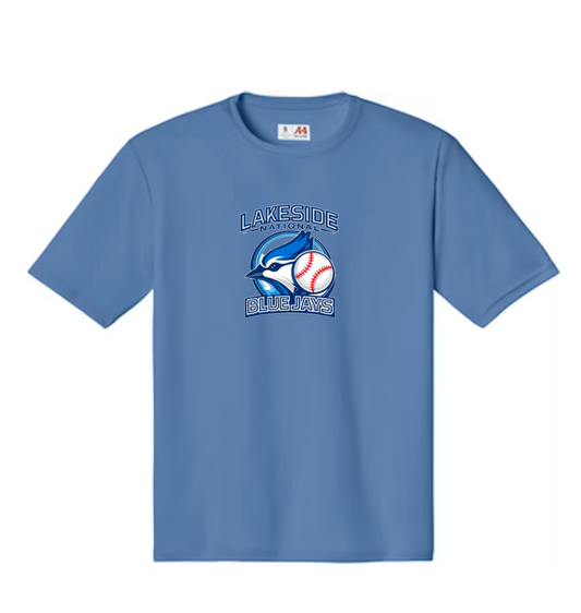 YOUTH LAKESIDE NATIONAL BLUE JAYS DRY-FIT PERFORMANCE SHIRT