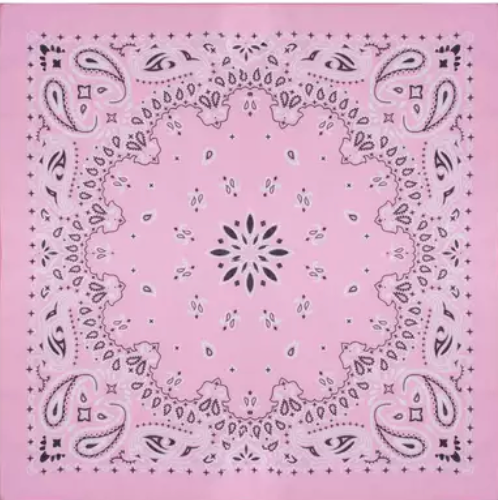 Custom Embroidered Bandana Hair Bow