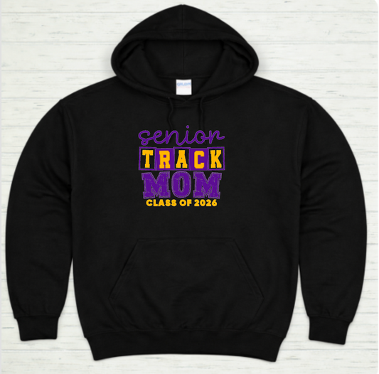 Santana Track & Field Senior Track Mom Hoodie – Class of 2026 Custom Spirit Wear Sweatshirt