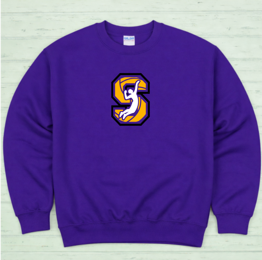 Santana Boys Volleyball Crewneck Sweatshirt | SHS Sultans Volleyball Spirit Crewneck