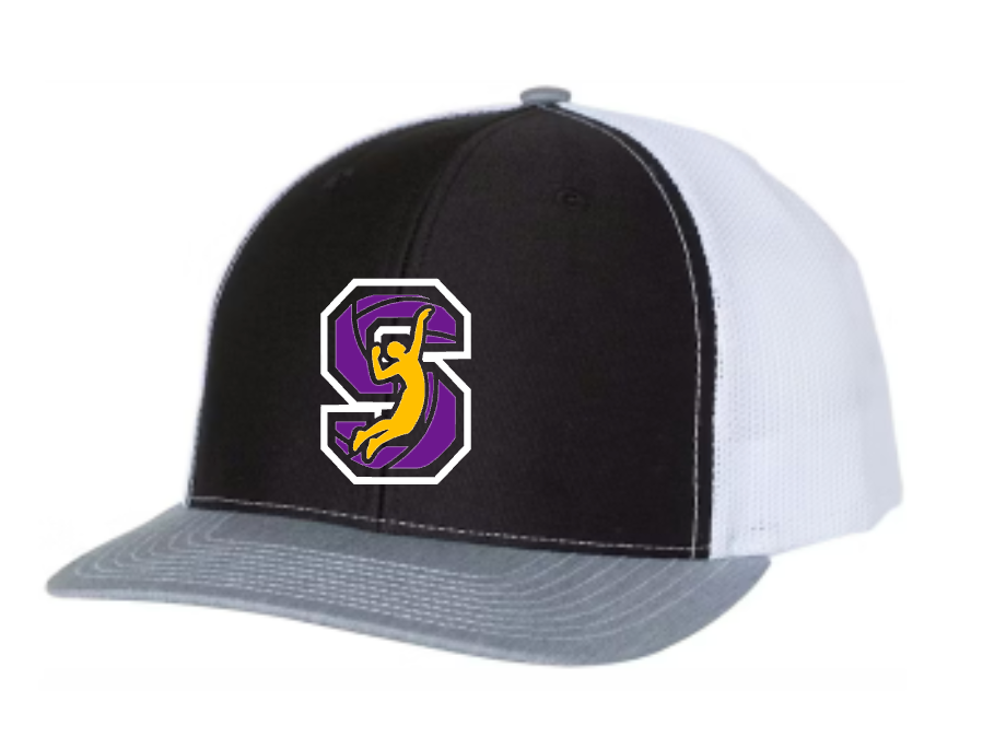 Santana Boys Volleyball Trucker Hat | SHS Sultans Volleyball Spirit Hat | Snapback Mesh Hat