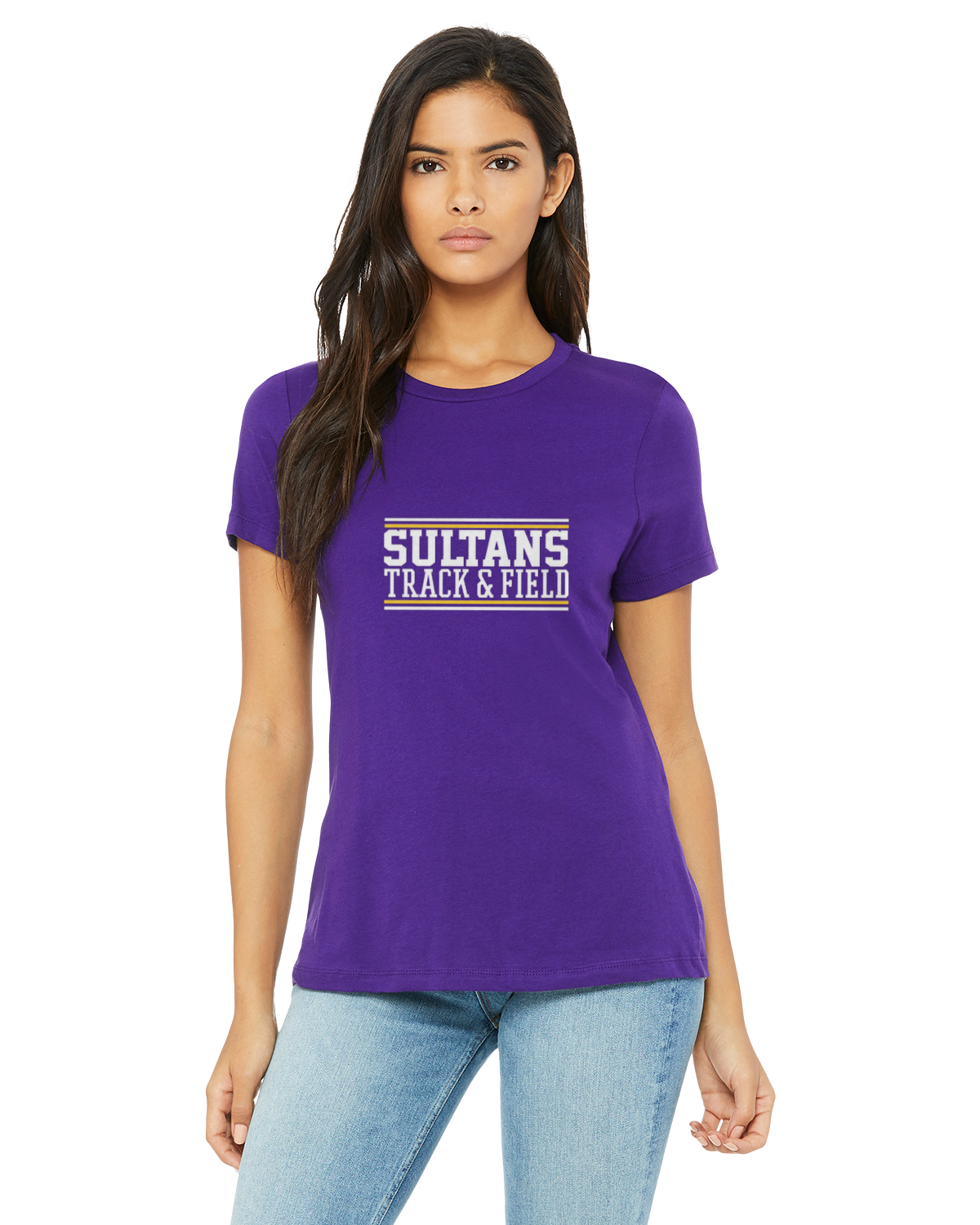 Sultans Track & Field Women’s Relaxed Fit T-Shirt – Santana Track & Field Spirit Wear