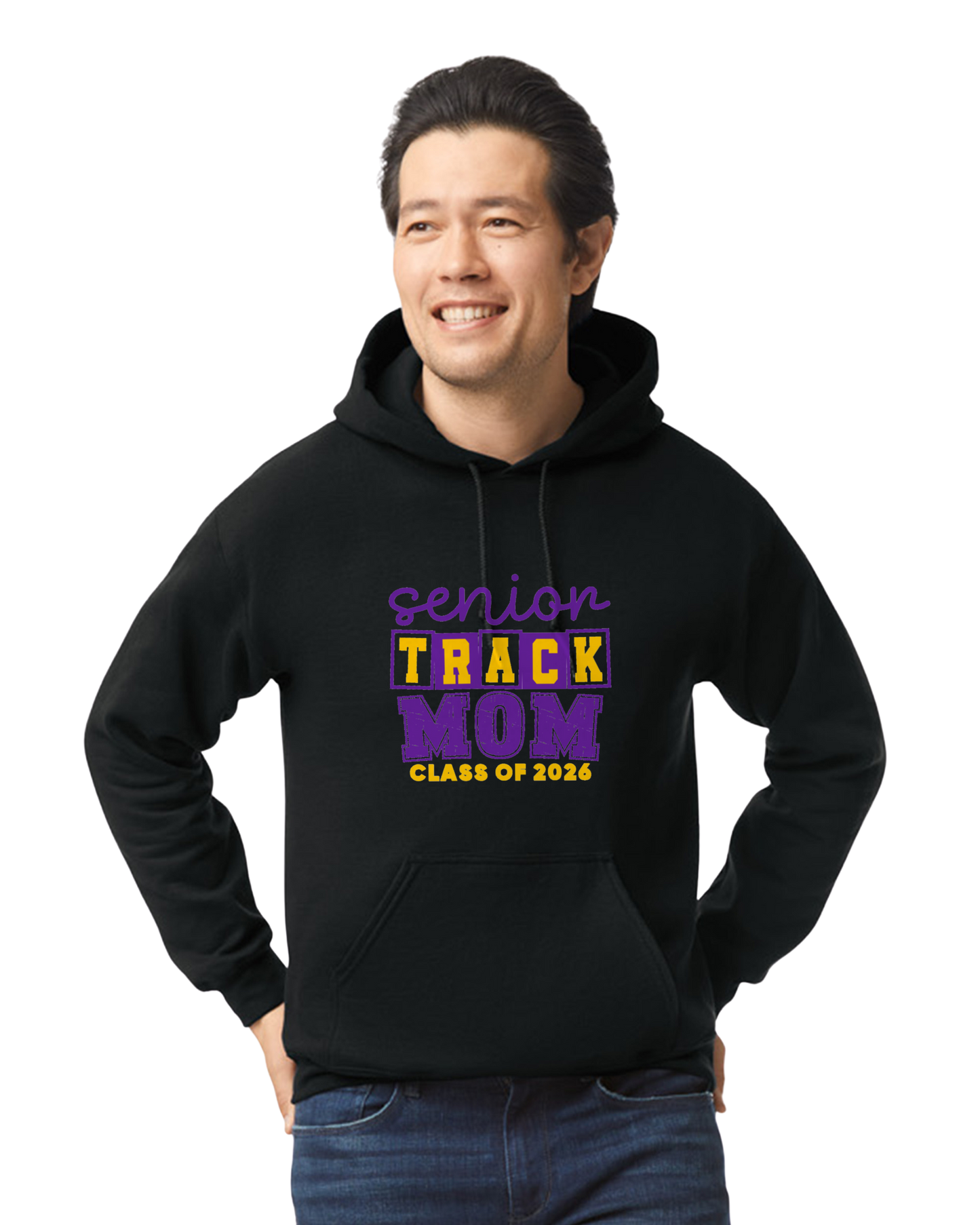Santana Track & Field Senior Track Mom Hoodie – Class of 2026 Custom Spirit Wear Sweatshirt