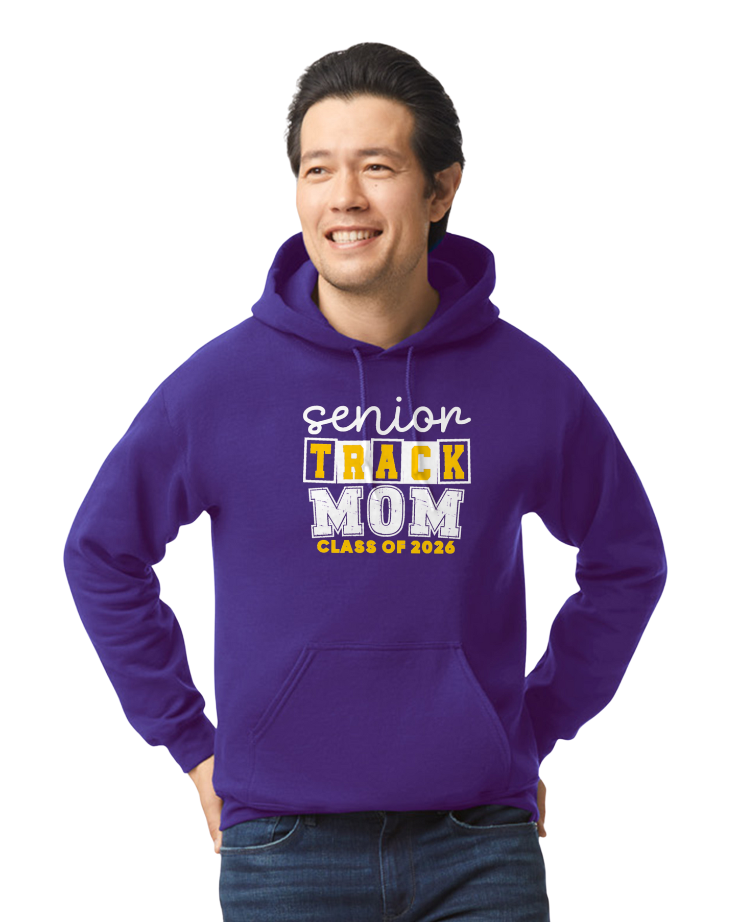 Santana Track & Field Senior Track Mom Hoodie – Class of 2026 Custom Spirit Wear Sweatshirt