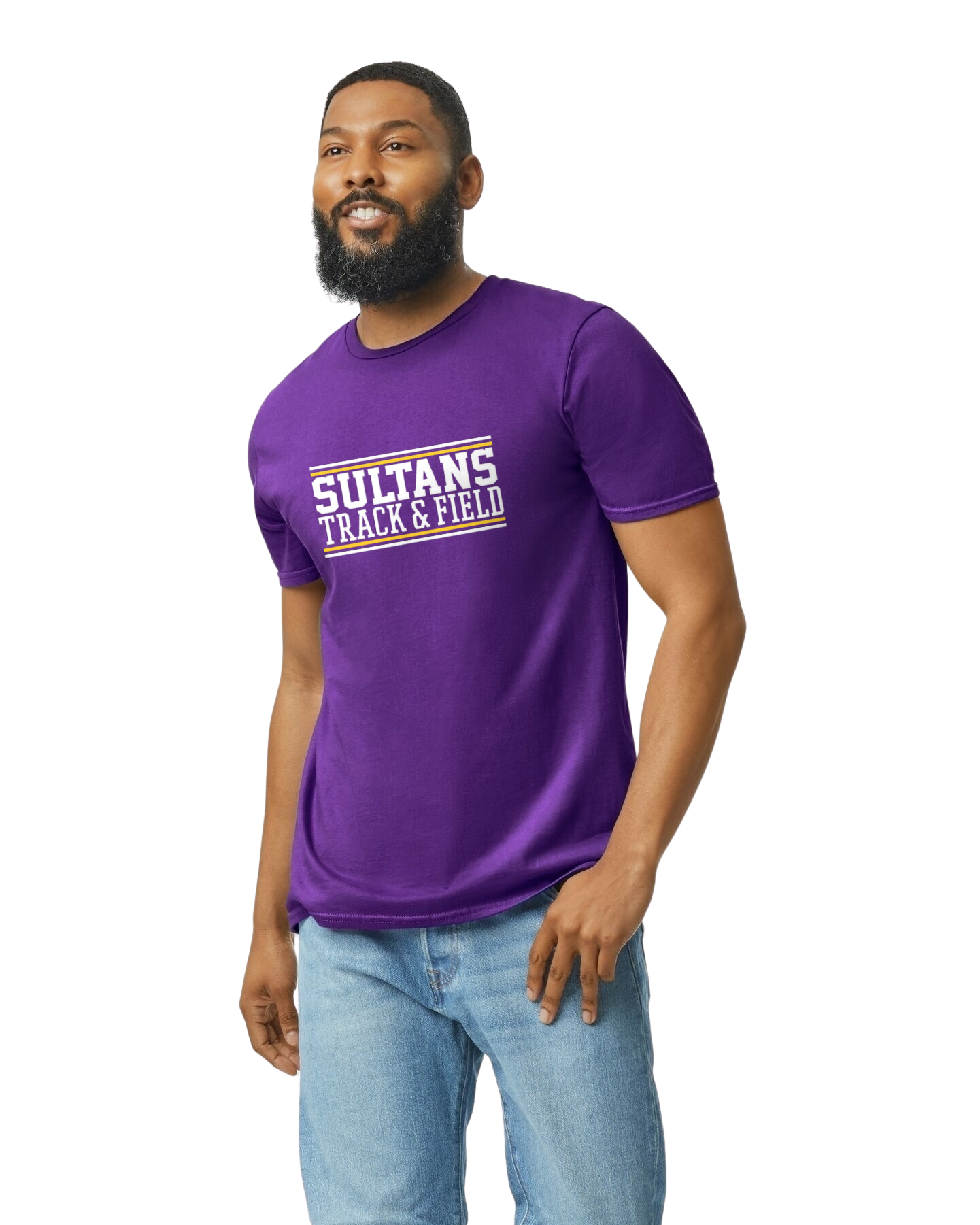 Sultans Track & Field Soft Style T-Shirt – Santana Track & Field Unisex Spirit Wear Tee