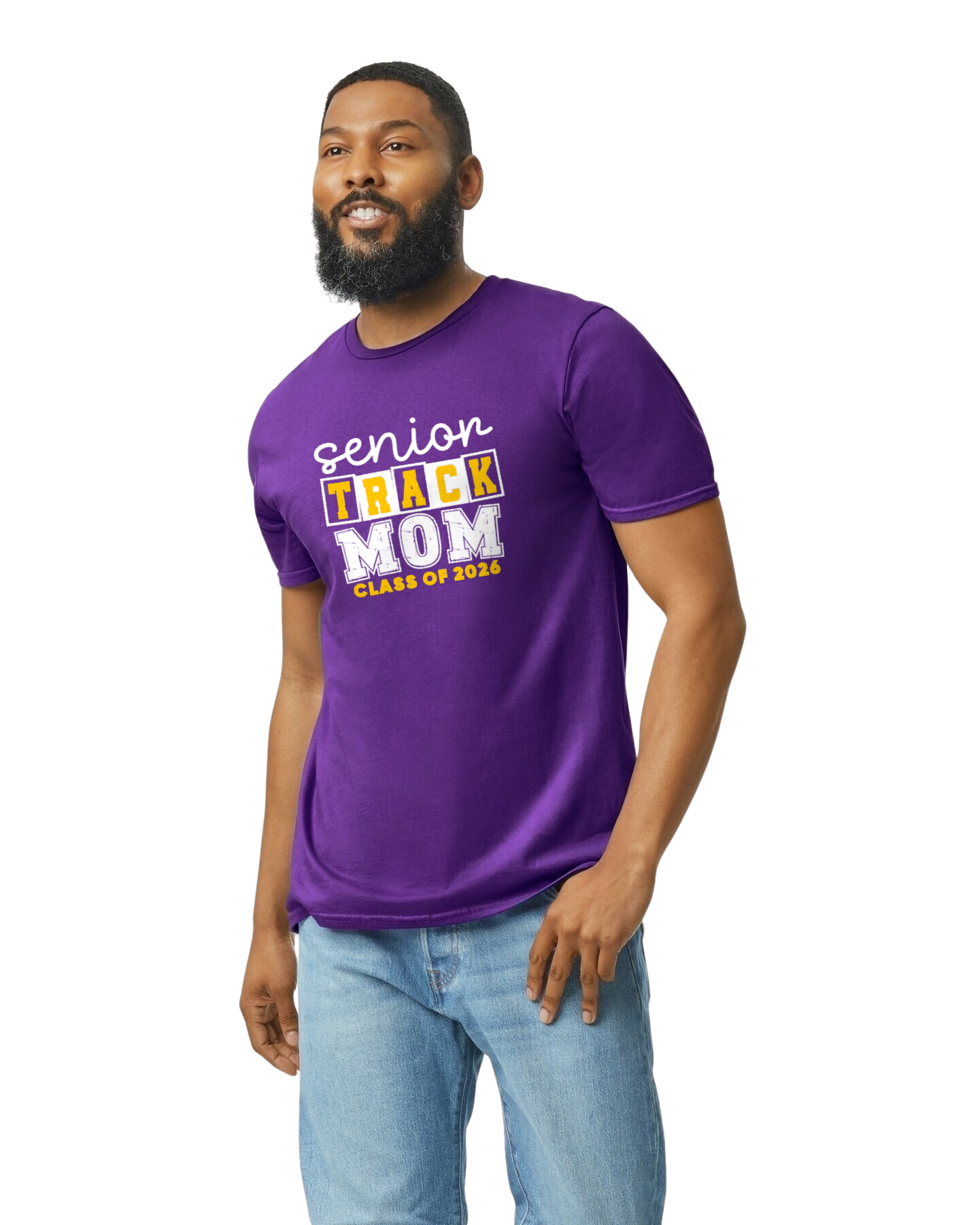 Senior Track Mom Soft Style Shirt – Santana Track & Field Class of 2026 | Unisex Spirit Wear Tee